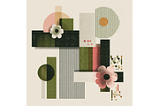 Prompt Modern Abstract Design Shapes, a Decorative Illustration by Creative design (Thumbnail 4 of 7)