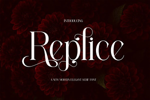Replice Modern Elegant Serif