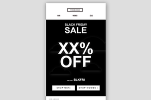 4 Black Friday Promotion Emails