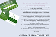 LAWN SERVICE BUSINESS CARD TEMPLATE, a Marketing Template by Daring Digies (Thumbnail 3 of 4)