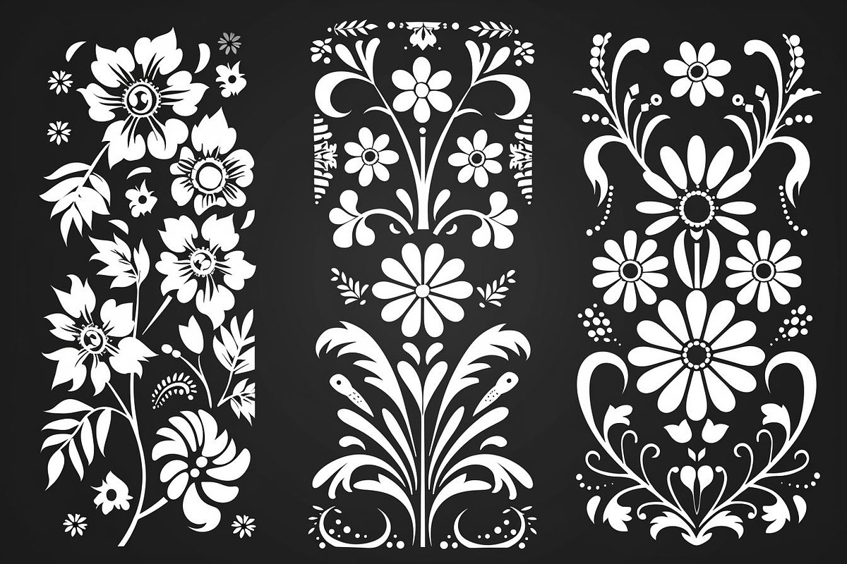 Ornate Floral Laser Cut Pattern Bun, an Object Graphic by jahid234 (Photo 6 of 10)