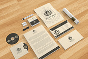 Royal Design Brand Identity Template, a Product Mockup by MusiqueDesigns (Thumbnail 2 of 5)