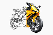 Line Art Photo Effect for Photoshop, an Action Add-On by 3d_model_tifotizi (Thumbnail 3 of 3)