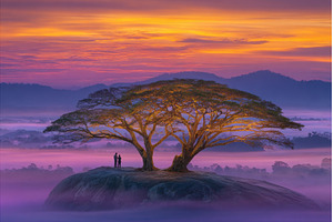 A viewpoint in Thailand for watching, a Nature Photo by ZinetroN