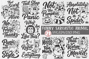 Funny Animal Bundle, a Seasonal Illustration by Rose Art