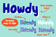 Stomping Grounds • Bubble Font, a Sans Serif Font by Becky Simpson (Thumbnail 4 of 21)