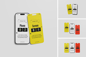 Phone Screen Mockup