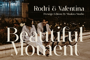 Prestige Edition - Elegant Typeface, a Serif Font by Shakira Studio (Thumbnail 7 of 10)