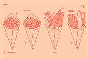 Sushi Vector Food Illustrations, a Food Illustration by TheFoodAtlas (Thumbnail 9 of 15)