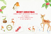 Merry Christmas Illustration, an Illustration by Corner Croft (Thumbnail 1 of 5)