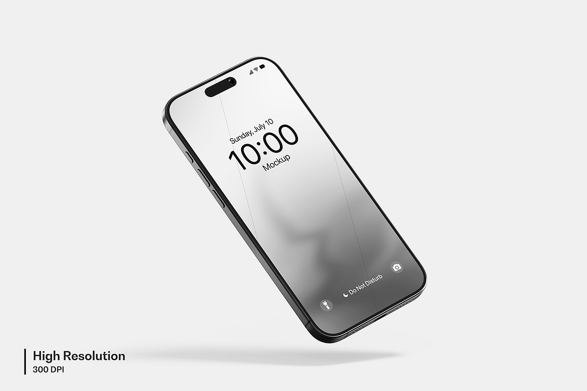 iPhone 16 Pro Mockup, an iPhone Mockup by RamStudio2 (Photo 9 of 17)
