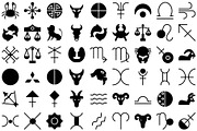 Mystical Symbols Astrology Icons set, an Icon by Vector Portal (Thumbnail 6 of 9)