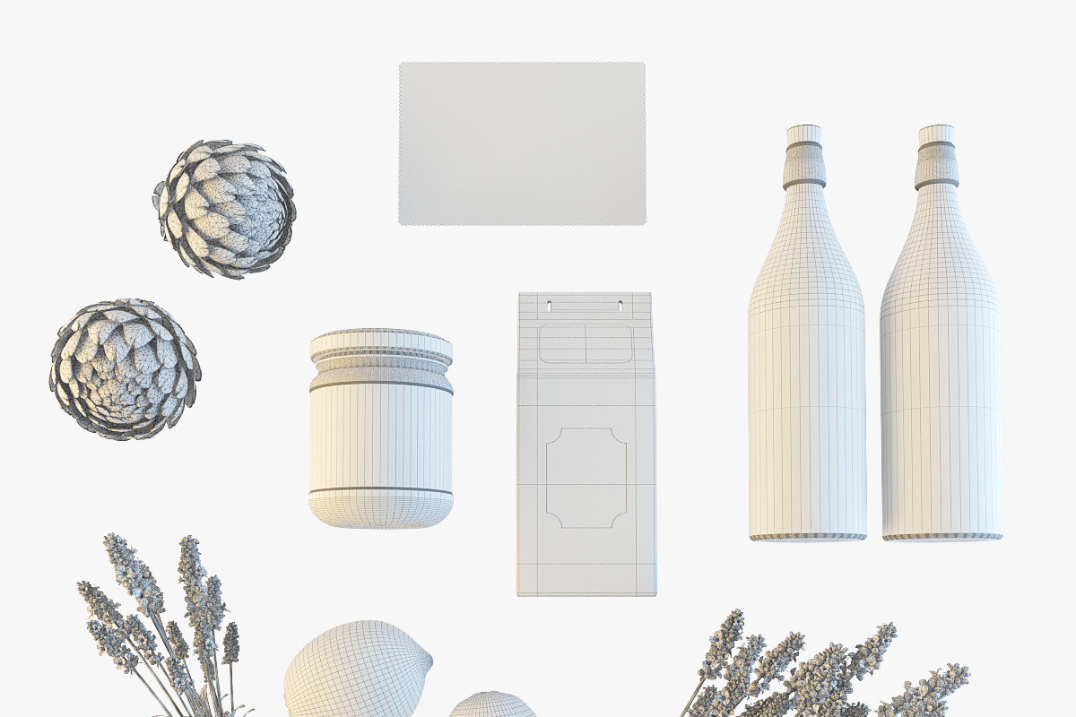 Provence decor basket, an Object 3D Model by kookamunga (Photo 6 of 7)