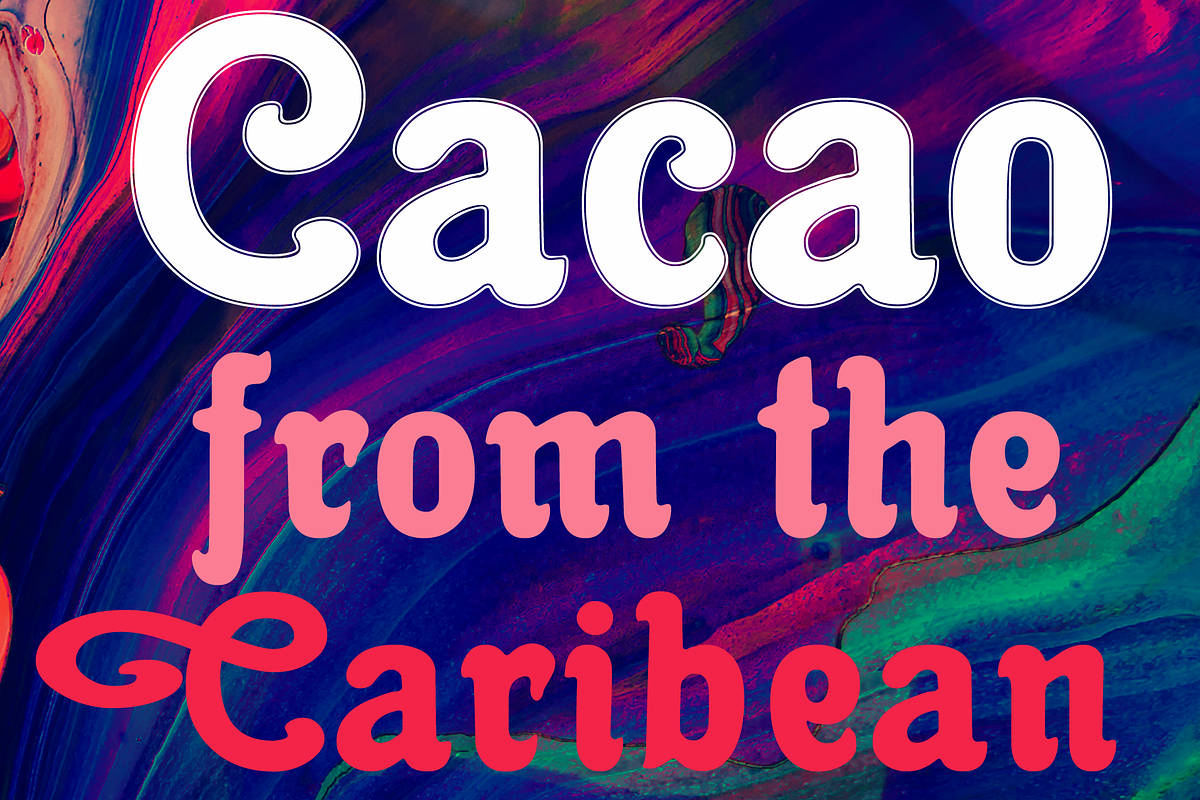 Cacao Font Packet preview 2