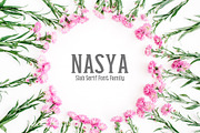 Nasya Slab Serif 4 Font Family Pack, a Slab Serif Font by Creativetacos (Thumbnail 1 of 6)