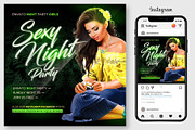 100 Night Club Party Flyers Bundle, a Flyer Template by graphicforest (Thumbnail 31 of 72)