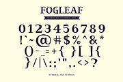 Fogleaf - The Natural Letterpress, a Serif Font by Graphicfresh (Thumbnail 7 of 8)