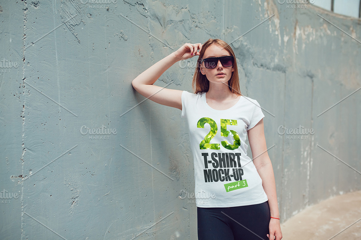 25 T-Shirts Mock-Up (Part 3), a Shirt Mockup by Freeman Studio (Photo 30 of 32)