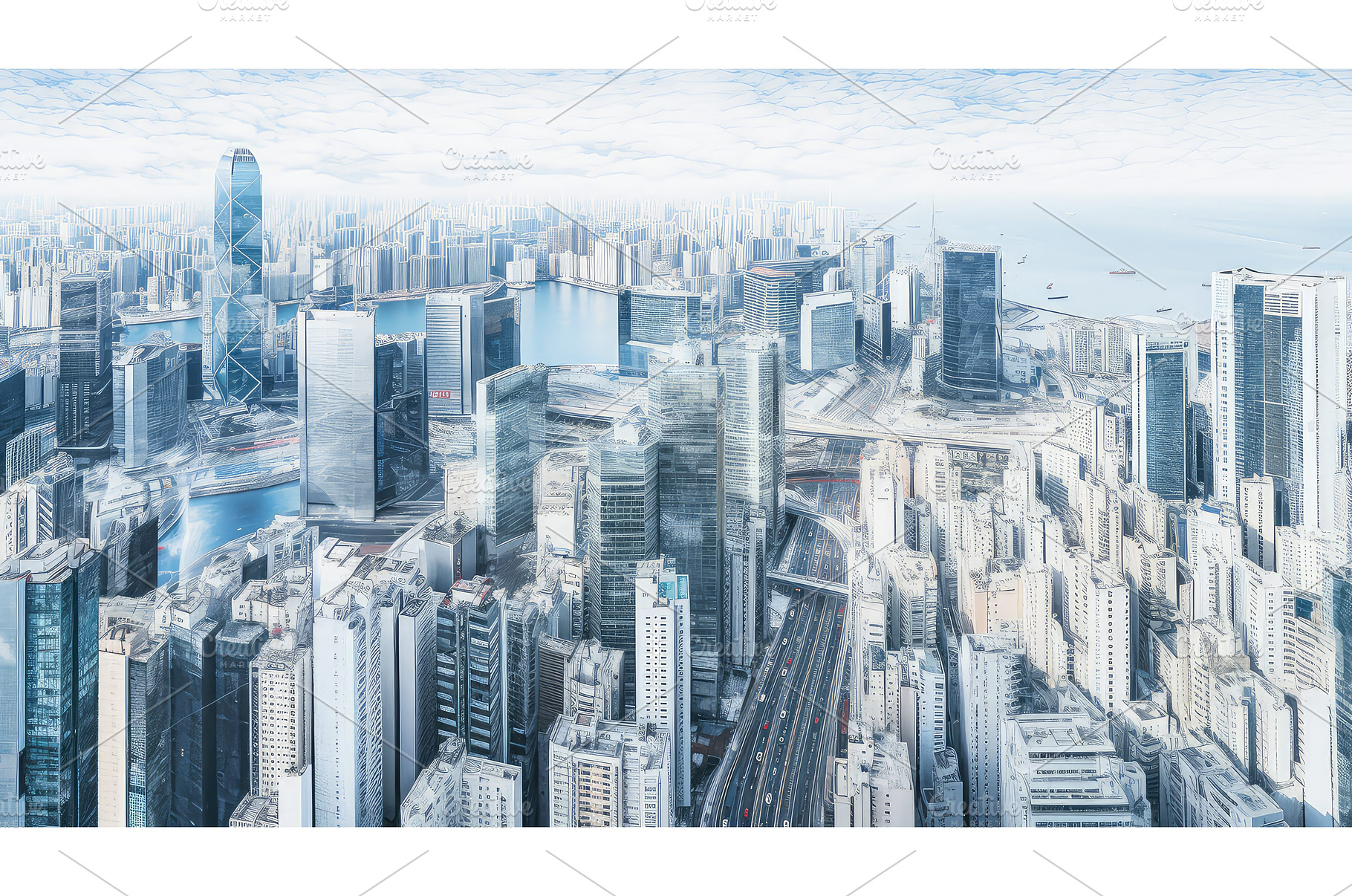 street cityscape road background ai, an Architecture Photo by pikepicture