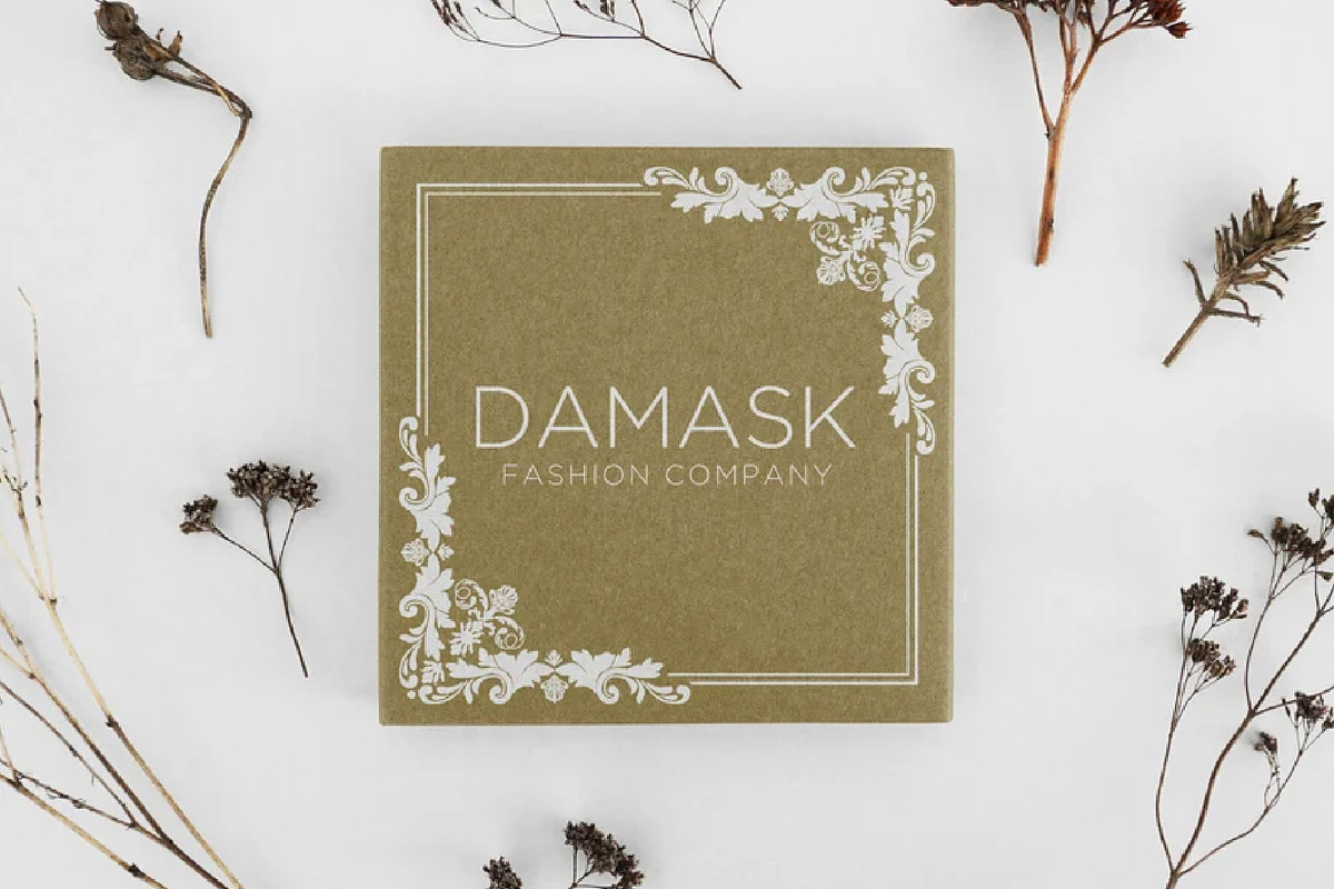 9 Damask  pattern frames 04, an Illustration by Bloom21Art (Photo 3 of 3)