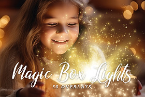 Christmas Gift Light Overlays