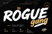 Roguegang Brush Font, a Handwritten Font by cocodesign (Thumbnail 1 of 8)