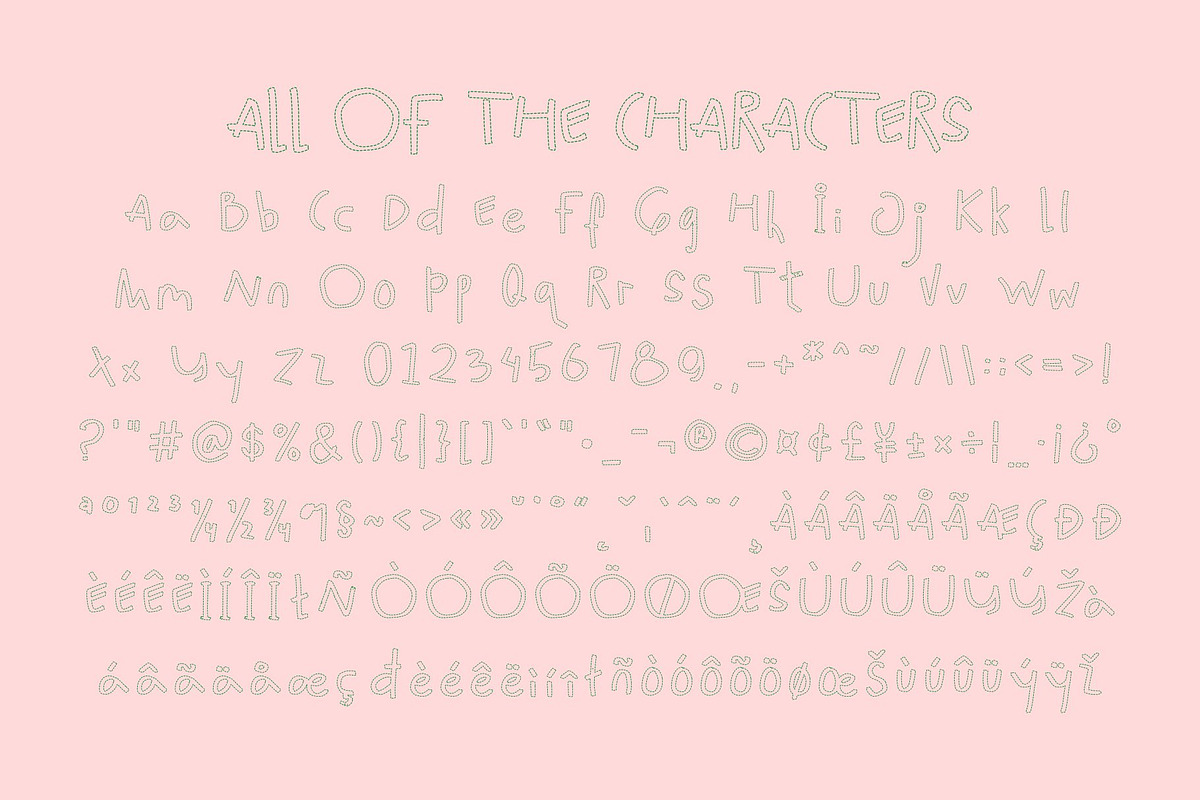 CS Miska Dashed, a Handwritten Font by Craft Supply Co. (Photo 8 of 8)