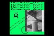 Deméter Font, a Font by yaisalinas (Thumbnail 5 of 9)
