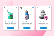3D Beauty Care Icon Set, a Characters & Person 3D Model by Flat Icons (Thumbnail 6 of 8)