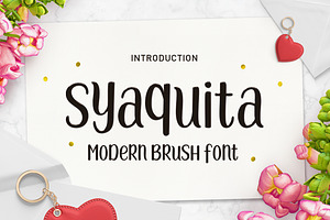 Syaquita Font, a Font by Areatype
