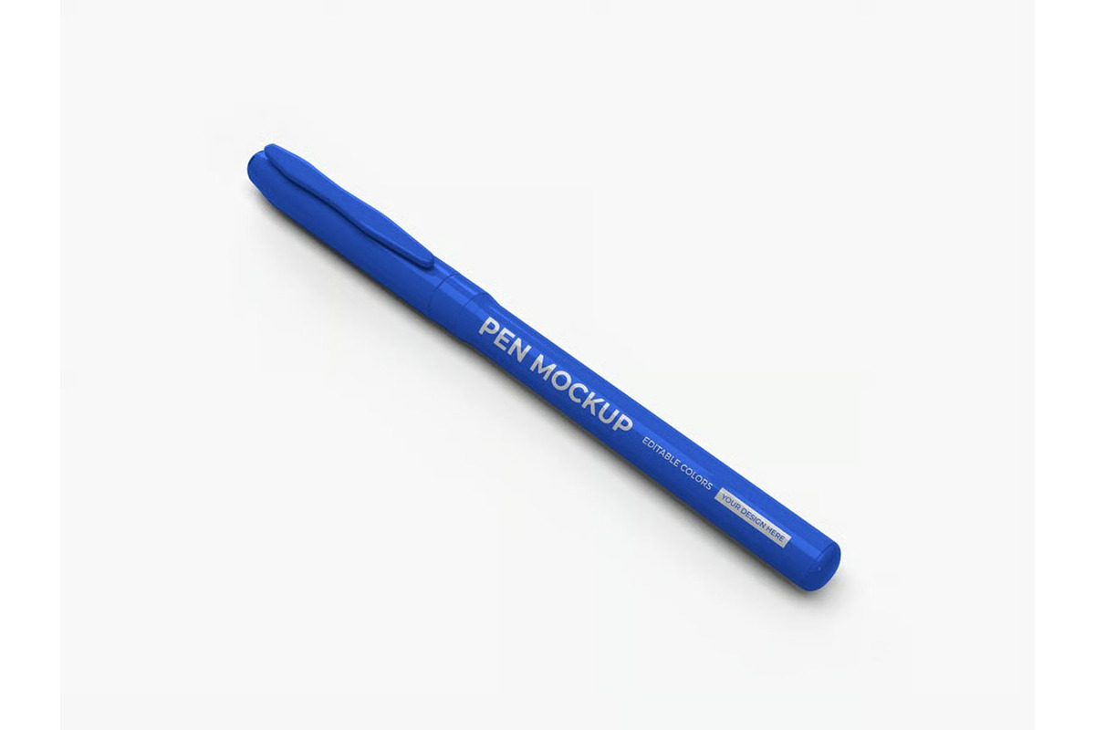 Pen Stationery Mockup Template Set, an Advertising Mockup by DesignRushMarket (Photo 6 of 11)