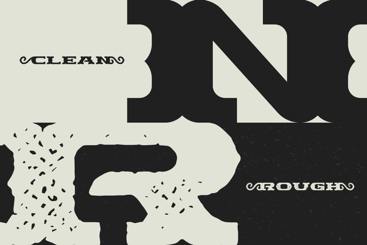 Chimera Tail, font + illustration preview 4