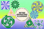 SuperSpectiva Retro Geo Clipart, an Object Graphic by angelainthefields (Thumbnail 12 of 17)