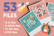 Patterns & Lettering - 53 files, a Pattern Graphic by Blue Lela Design (Thumbnail 18 of 18)