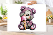Whimsical Summer Teddy Bear Clipart, an Animal Illustration by SVGArt (Thumbnail 5 of 9)