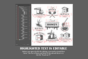 18 Honey Logos Templates, a Branding & Logo Template by Art Design (Thumbnail 11 of 19)