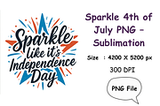 Sparkle 4th of July PNG– Sublimation, a Seasonal Illustration by Smillyy Threads (Thumbnail 1 of 6)