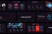 Cyber Security Pitch Deck Template, a Presentation Template by Pulsecolor (Thumbnail 1 of 2)