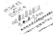 Cartoon Low Poly Night City Pack, an Architecture 3D Model by Anton Moek (Thumbnail 2 of 12)
