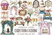 Christian Wedding Clipart, an Illustration by OK Design (Thumbnail 1 of 5)