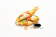 Fish Seafood Clipart, an Animal Illustration by New-School-Wave (Thumbnail 2 of 5)
