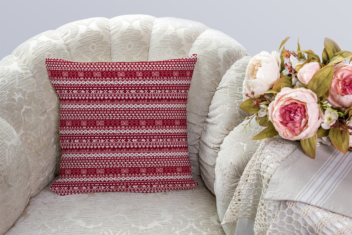 Seamless Fair Isle Nordic Papers, a Pattern Graphic by ThingsbyLary (Photo 10 of 10)