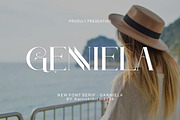 Genniela, a Serif Font by Kenrichi (Thumbnail 1 of 12)