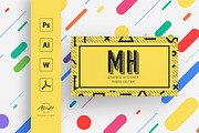 Retro Bussiness Card Template, a Business Card Template by MH Design Template (Thumbnail 3 of 7)