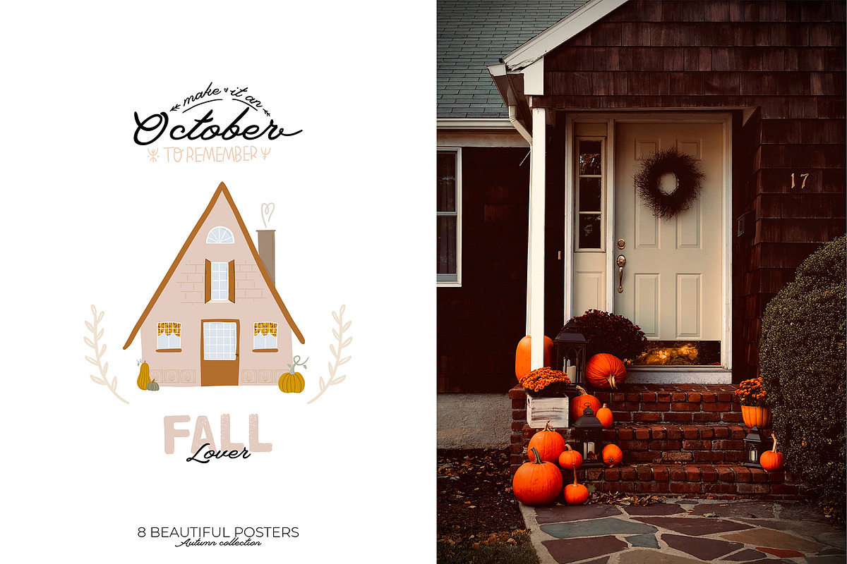 Autumn botany & Halloween mystery, a Seasonal Illustration by Ruslana Lubenets (Photo 14 of 21)