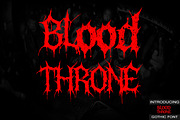 BloodThrone Gothic Metal Font, a Script Font by Art StoreID (Thumbnail 2 of 12)