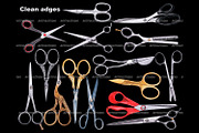 Watercolor vintage scissors clipart, an Object Illustration by ArtfulStudio (Thumbnail 7 of 8)