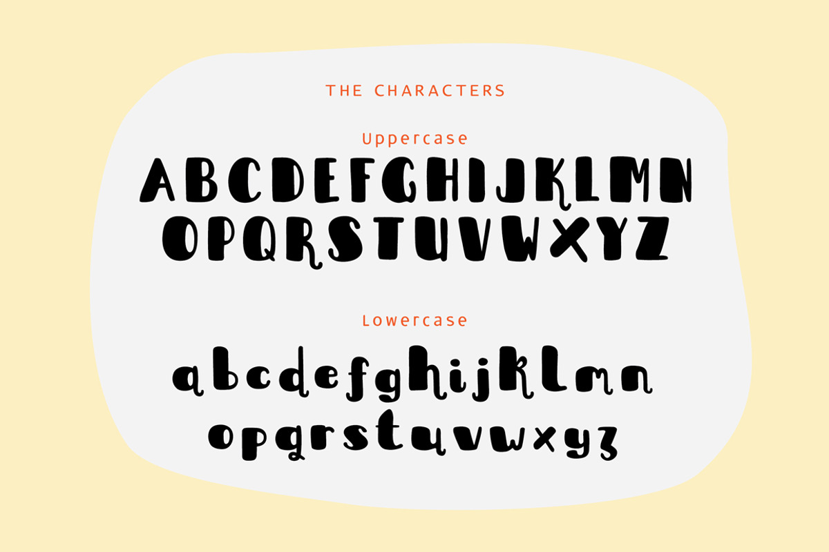 Sleepy Fat Cat Typeface preview 2