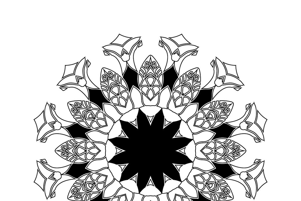 20 mandala vector background design, a Pattern Graphic by NJ Himel (Photo 12 of 21)