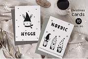 Nordic Christmas animals & gnomes, an Animal Illustration by polikarpovaart (Thumbnail 8 of 12)